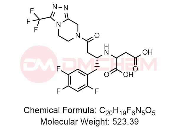Sitagliptin Fumarate Adduct (Mixture of Diastereomers)