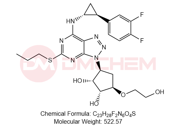(1R,2R,3S,5R)-3-(7-(((1R,2S)-2-(3,4-difluorophenyl)cyclopropyl)amino)-5-(propylthio)-3H-[1,2,3]triazolo[4,5-d]pyrimidin-3-yl)-5-(2-hydroxyethoxy)cyclo