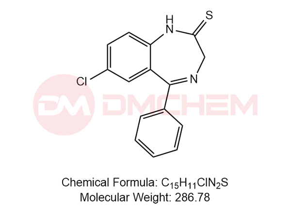 7-氯-1,3-二氢-5-苯基-2H-1,4-苯并二氮杂-2-硫酮