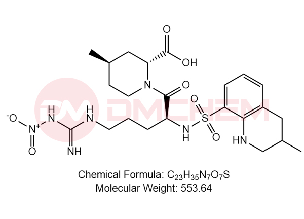 (2R,4R)-4-methyl-1-(N2-((3-methyl-1,2,3,4-tetrahydroquinolin-8-yl)sulfonyl)-Nw-nitro-L-arginyl)piperidine-2-carboxylic acid