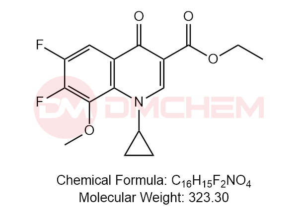 莫西沙星氟甲氧乙酯(1-环丙基-6,7-二氯-1,4-二氢-8-甲氧基-4-氧代-3-喹啉羧酸乙酯对照品)