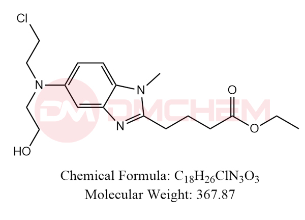 5-[(2-Chloroethyl)(2-hydroxyethyl)amino]-1-methyl-1H-benzimidazole-2-butanoic Acid Ethyl Ester