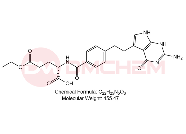 (S)-2-(4-(2-(2-amino-4-oxo-4,7-dihydro-1H-pyrrolo[2,3-d]pyrimidin-5-yl)ethyl)benzamido)-5-ethoxy-5-oxopentanoic acid