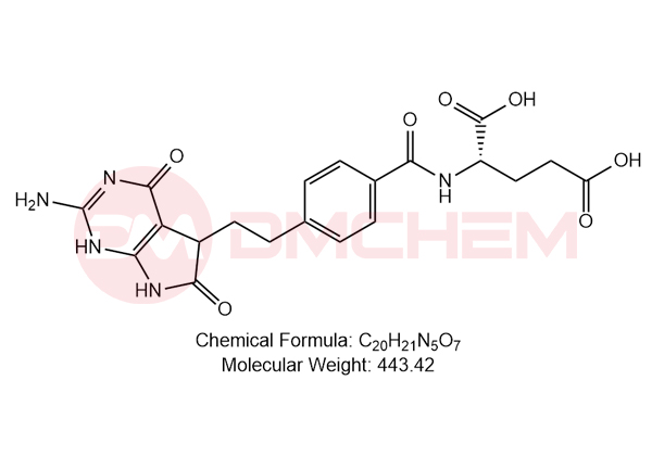 (4-(2-(2-amino-4,6-dioxo-4,5,6,7-tetrahydro-1H-pyrrolo[2,3-d]pyrimidin-5-yl)ethyl)benzoyl)-L-glutamic acid