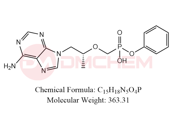 phenyl hydrogen ((((R)-1-(6-amino-9H-purin-9-yl)propan-2-yl)oxy)methyl)phosphonate