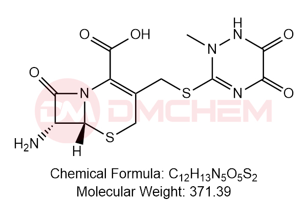 (6R,7R)-7-amino-3-(((2-methyl-5,6-dioxo-1,2,5,6-tetrahydro-1,2,4-triazin-3-yl)thio)methyl)-8-oxo-5-thia-1-azabicyclo[4.2.0]oct-2-ene-2-carboxylic acid