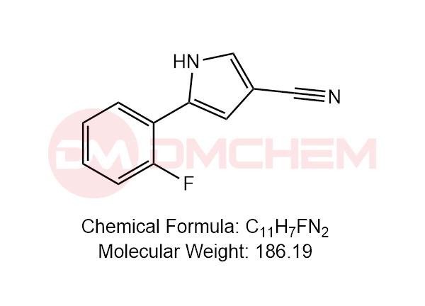 杂质SM1-5:5-(2-氟苯基)-1H-吡咯-3-甲腈