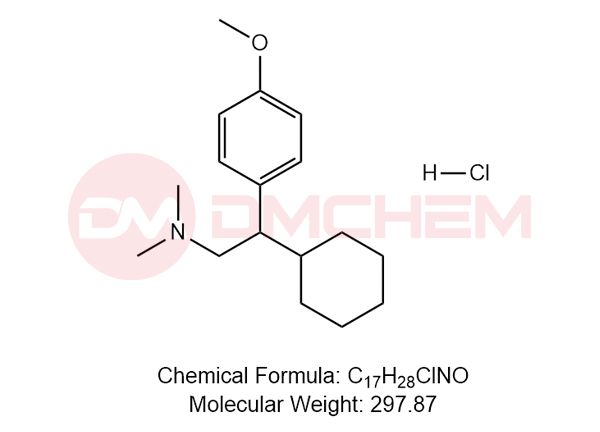 2-cyclohexyl-2-(4-methoxyphenyl)-N,N-dimethylethan-1-amine hydrochloride