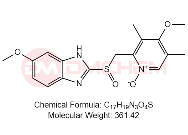 1H-Benzimidazole,6-methoxy-2-[[(4-methoxy-3,5-dimethyl-1-oxido-2-pyridinyl)methyl]sulfinyl]-