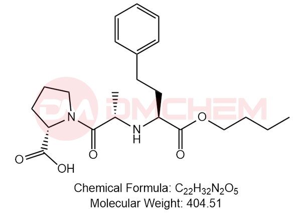(2S)-1-[(2S)-2-[[(2S)-1-butoxy-1-oxo-4-phenylbutan-2-yl]amino]propanoyl]pyrrolidine-2-carboxylic acid