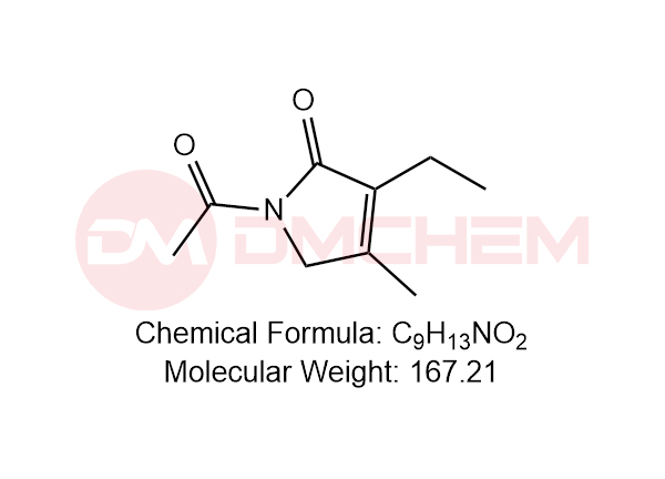 2H-Pyrrol-2-one, 1-acetyl-3-ethyl-1,5-dihydro-4-methyl-