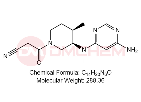 3-((3R,4R)-3-((6-aminopyrimidin-4-yl)(methyl)amino)-4-methylpiperidin-1-yl)-3-oxopropanenitrile