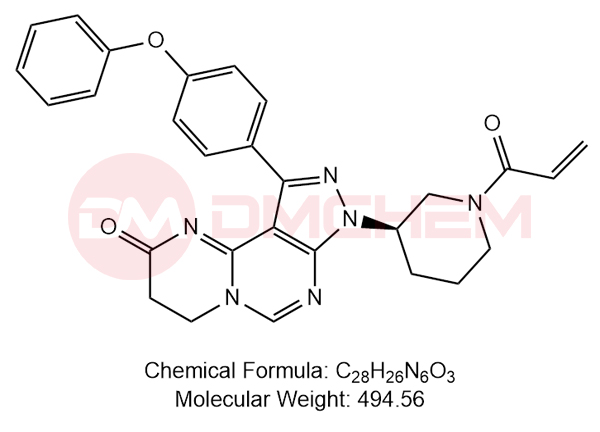 (R)-8-(1-acryloylpiperidin-3-yl)-10-(4-phenoxyphenyl)-3,4-dihydropyrazolo[4,3-e]pyrimido[1,2-c]pyrimidin-2(8H)-one