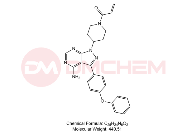 1-[4-[4-amino-3-(4-phenoxyphenyl)-1H-pyrazolo[3,4-d]pyrimidin-1-yl]-1-piperidinyl]-2-Propen-1-one