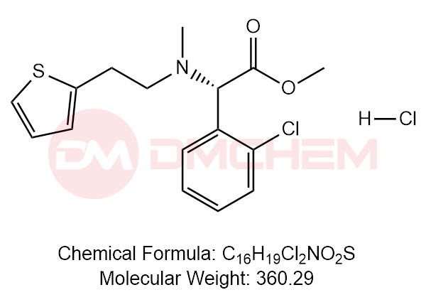 methyl (S)-2-(2-chlorophenyl)-2-(methyl(2-(thiophen-2-yl)ethyl)amino)acetate hydrochloride
