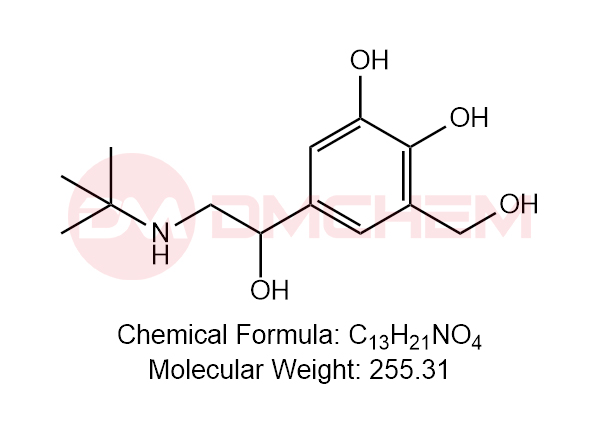 5-(2-(tert-butylamino)-1-hydroxyethyl)-3-(hydroxymethyl)benzene-1,2-diol
