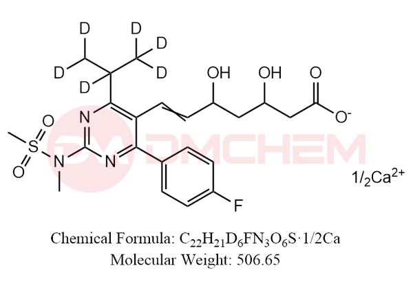 Rosuvastatin-d6 calcium Salt