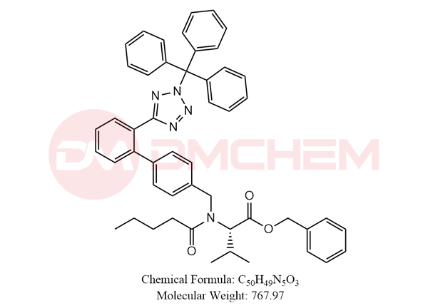 Valsartan Benzyl Ester N2-Trityl Analog